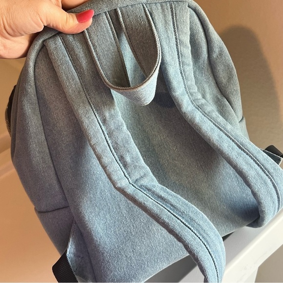 Skinny Dip Denim sequin stars festival backpack NWOT zipper closure 11x10 - Picture 5 of 14